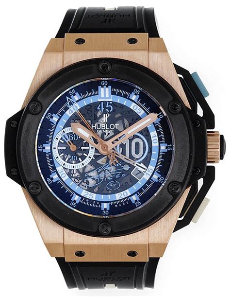 Diego Maradona Hublot King Power Skeleton Dial .